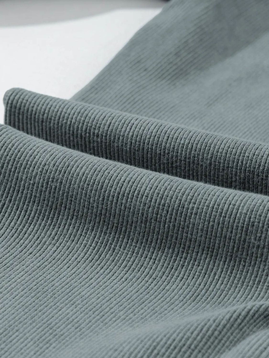 Ribbed Elastic Waist Leggings-Casual-Comfort