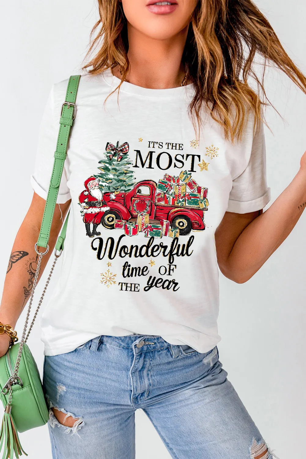 Graphic Round Neck - Short Sleeve T-Shirt