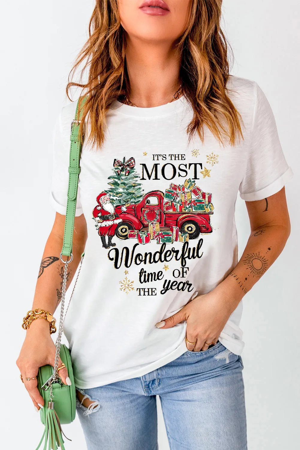 Graphic Round Neck - Short Sleeve T-Shirt