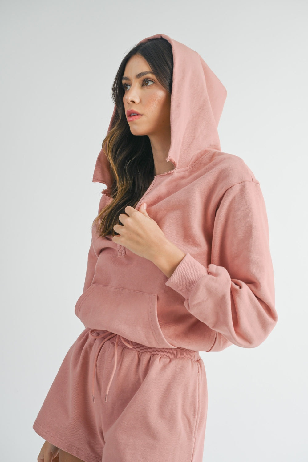 MABLE French Terry Hooded Romper-Cozy-Style