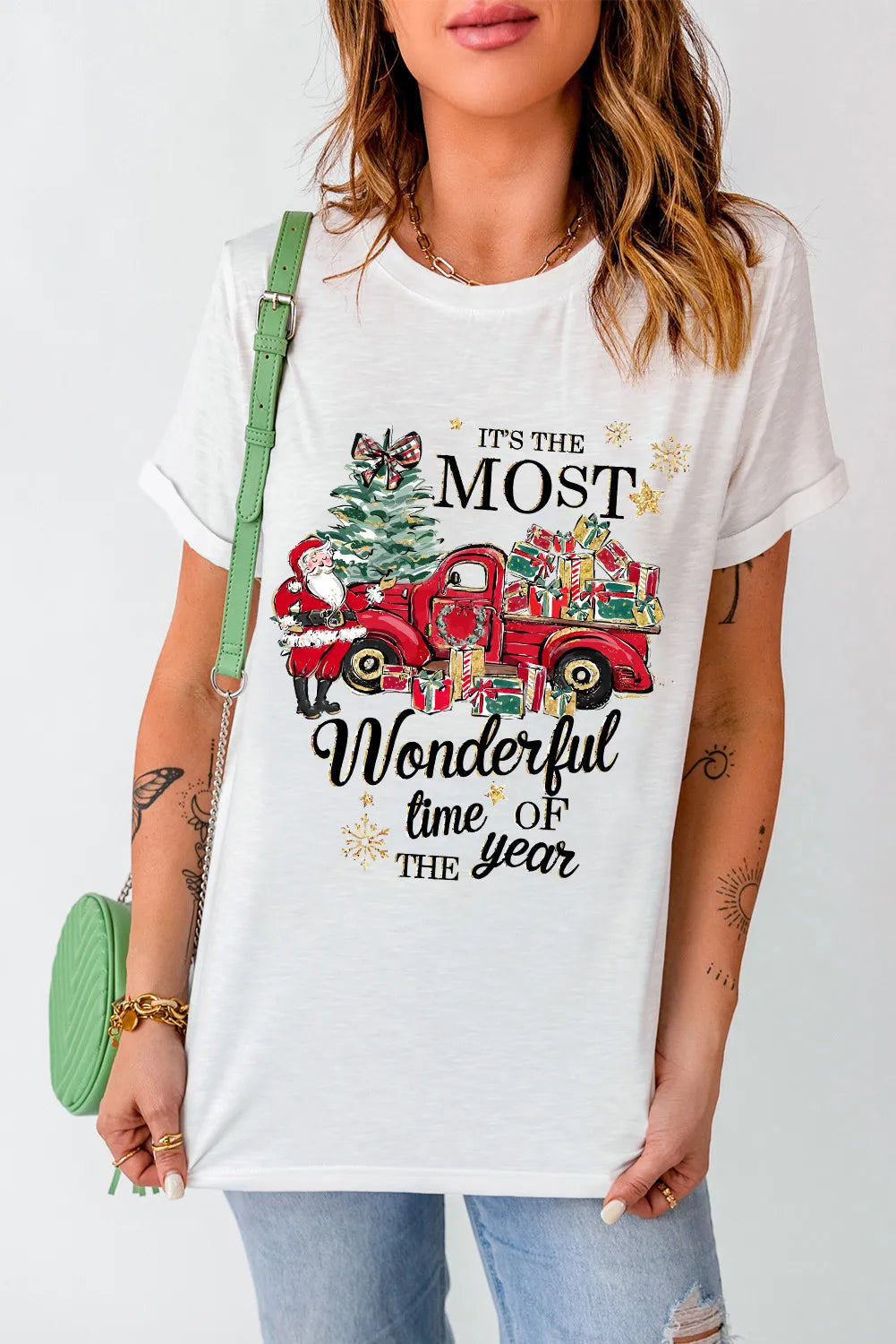 Graphic Round Neck - Short Sleeve T-Shirt
