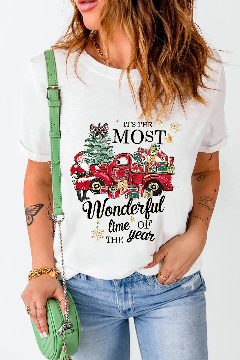 Graphic Round Neck - Short Sleeve T-Shirt