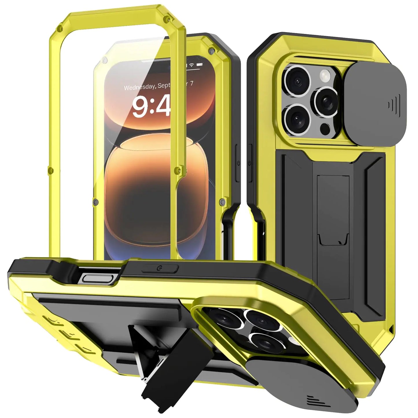 iPhone 16 Rugged Outdoor Case with Screen & Camera Protection