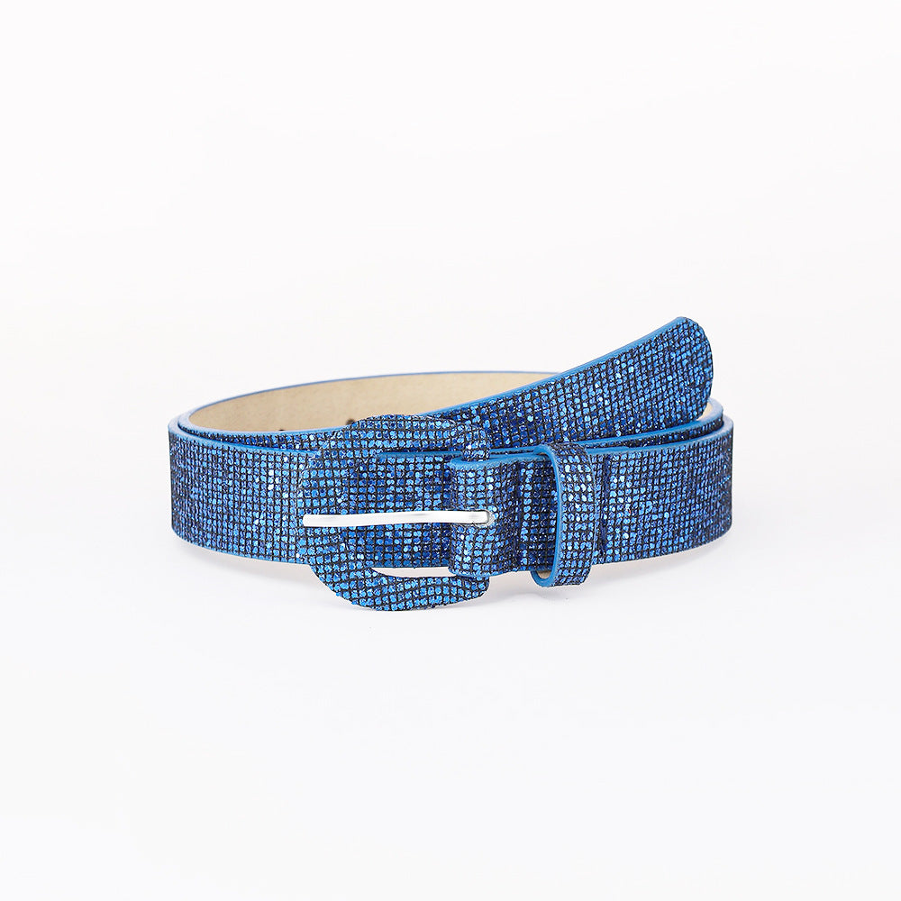 Sequin PU Leather Belt Fashionable Stylish