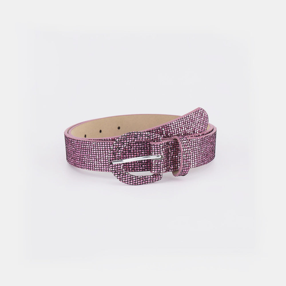 Sequin PU Leather Belt Fashionable Stylish
