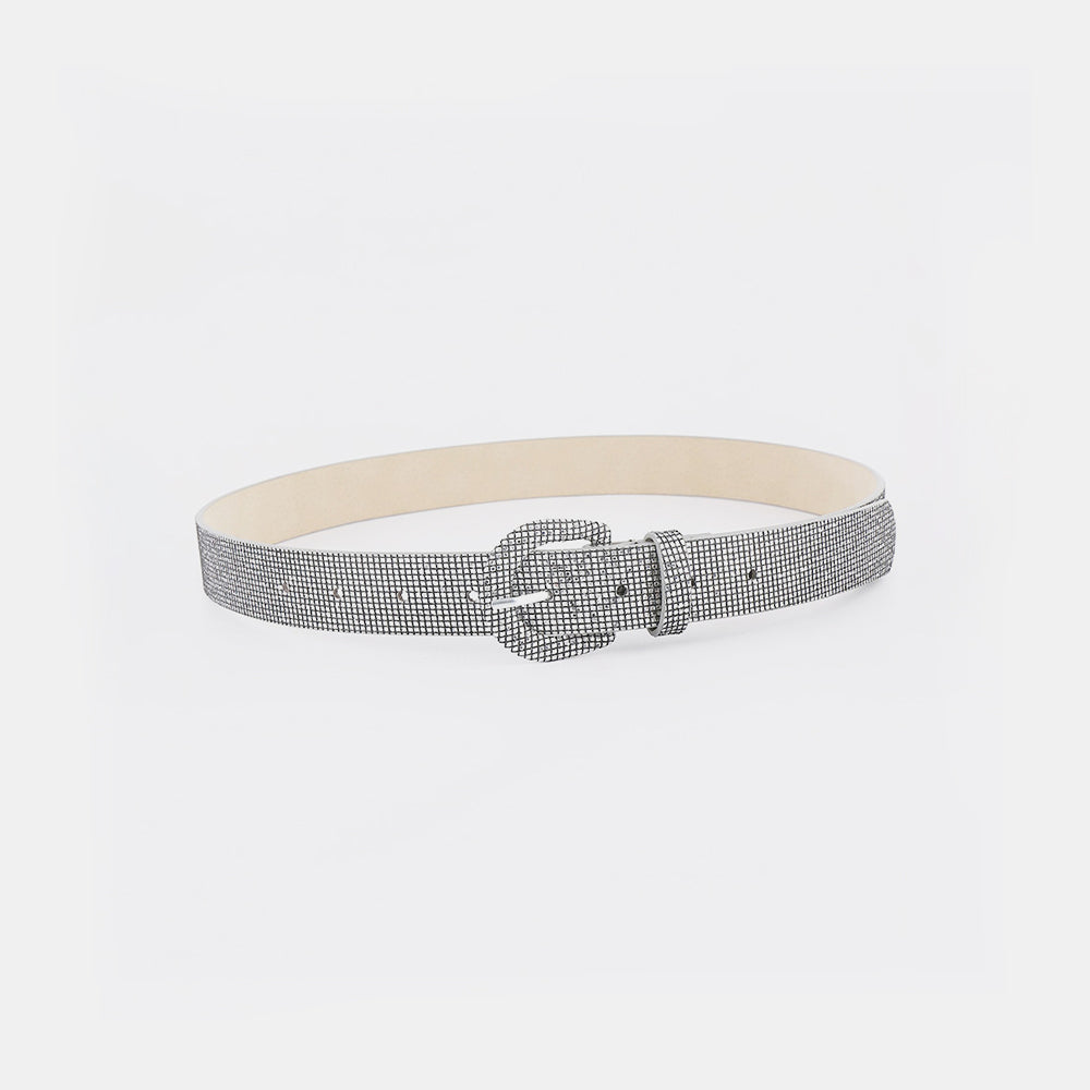Sequin PU Leather Belt Fashionable Stylish