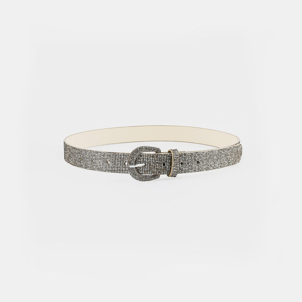 Sequin PU Leather Belt Fashionable Stylish