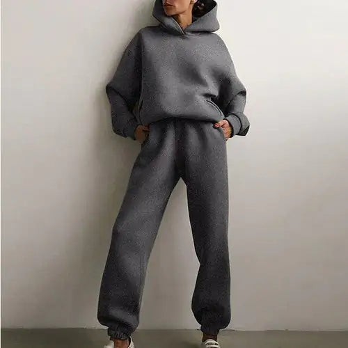 Essential Winter Hoodie Sweat Set Cozy Warm