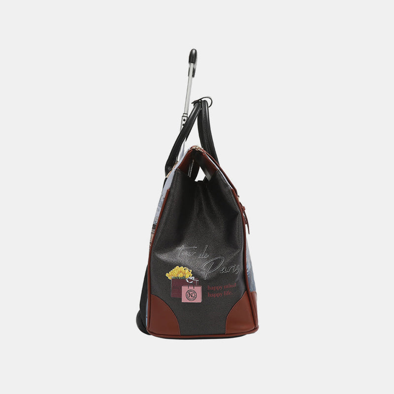 Nicole Lee - USA -  Printed Rolling Tote Bag