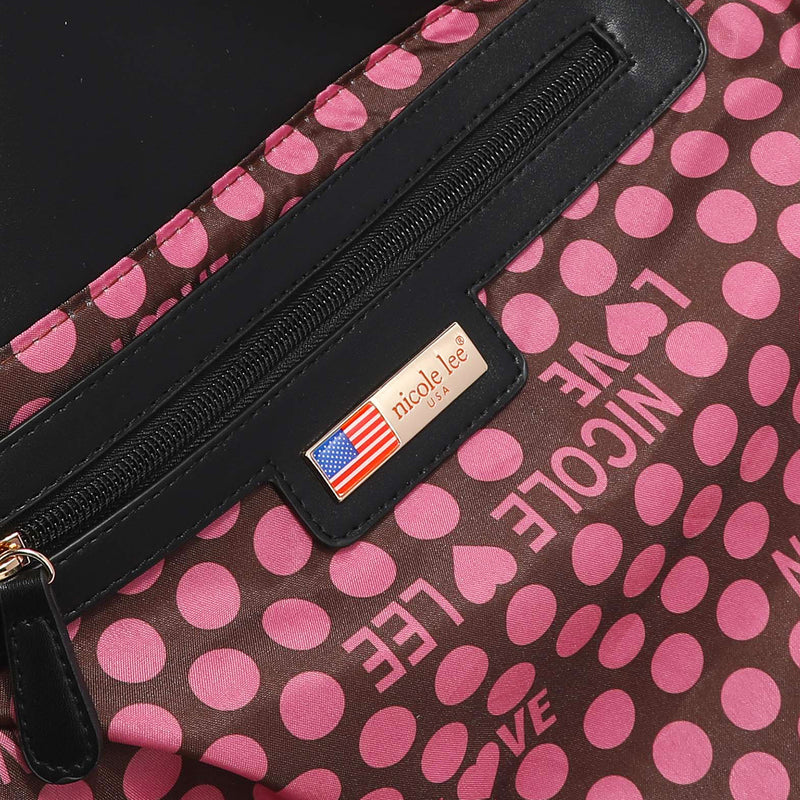 Nicole Lee - USA -  Printed Rolling Tote Bag