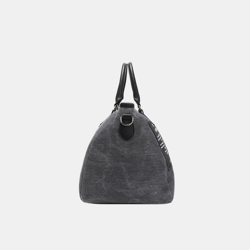 Nicole Lee USA Denim Patch Duffel-Designer