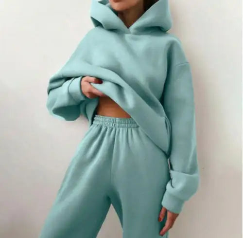 Essential Winter Hoodie Sweat Set Cozy Warm
