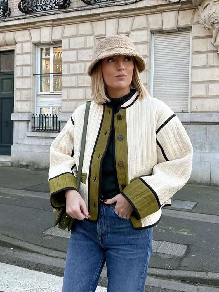 Fashion Elegant Thicken Long Sleeve Jackets