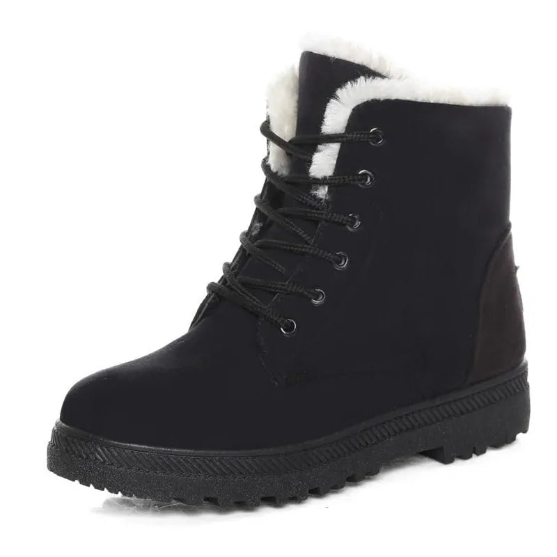 Women Winter Ankle Boots Winter Warm Shoes