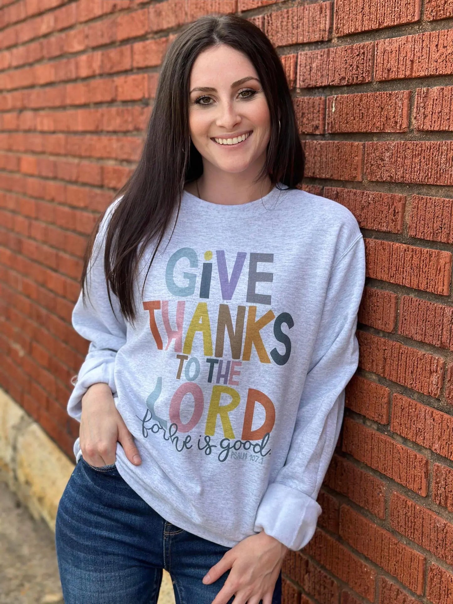 Give Thanks To The Lord Sweatshirt (Copy)