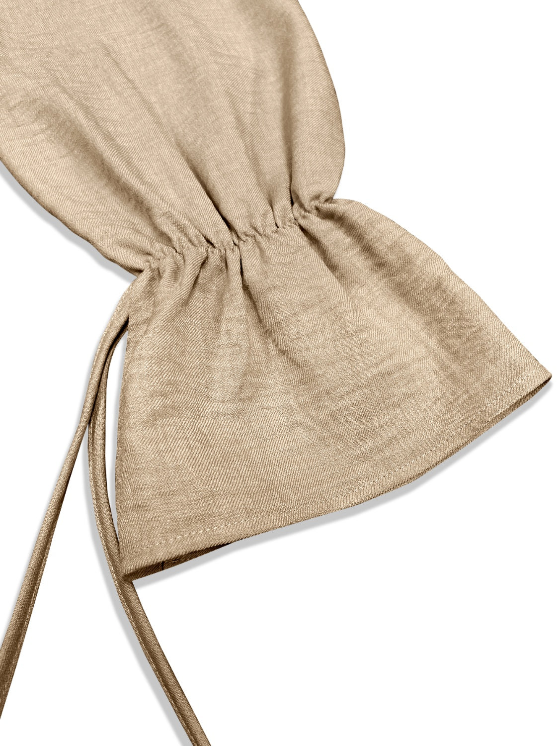 Tie Neck Flounce Sleeve Dress-Trendy-Apparel