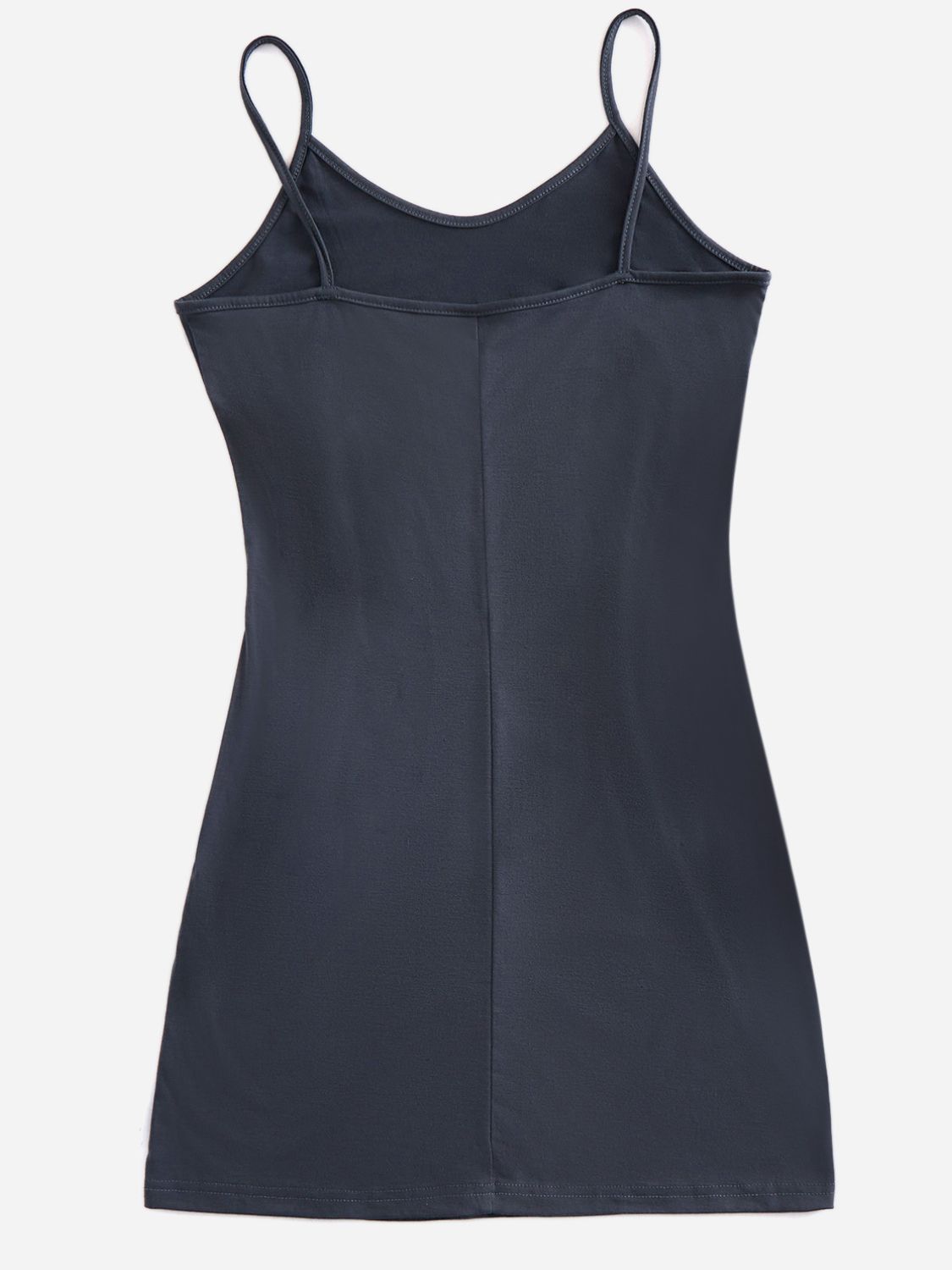 Graphic Scoop Neck Mini Cami Dress-Trendy-Fashion