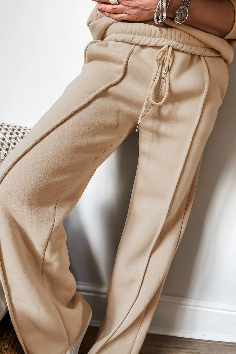 Zip Up Long Sleeve Top and Pants Set Comfortable