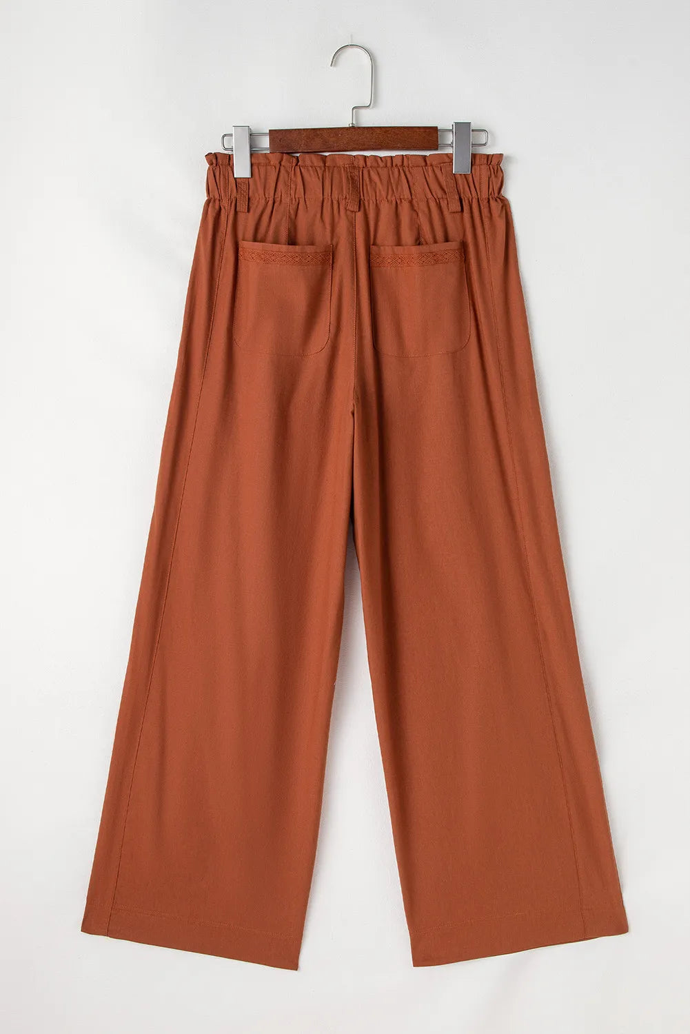 Wide Leg Pants with Pockets-Stylish-Fashion