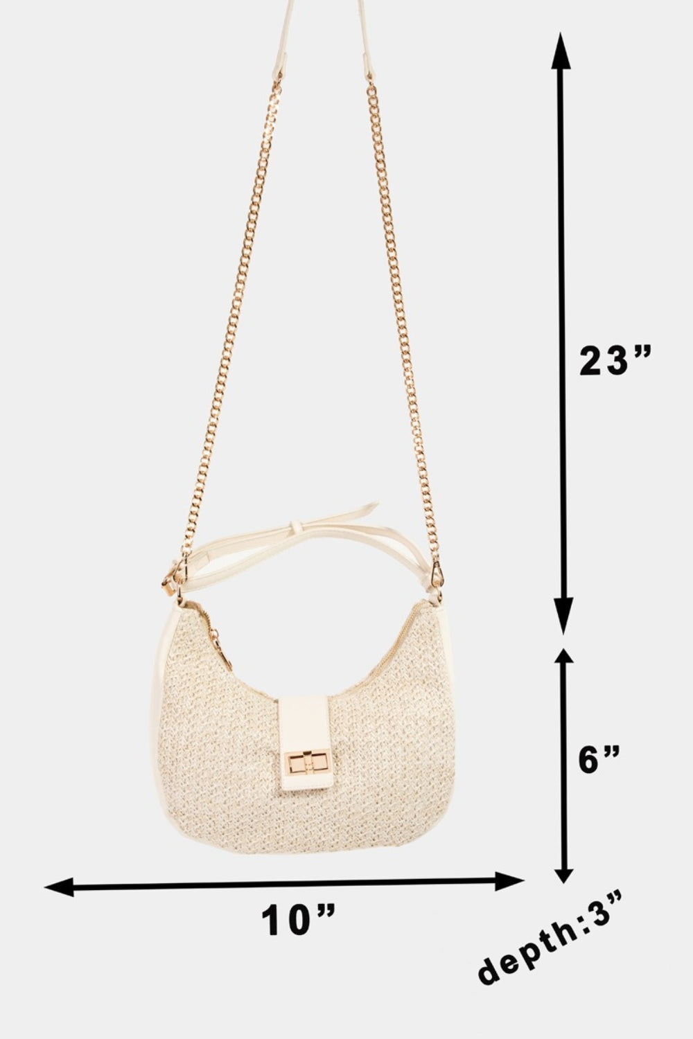 Fame Straw Braid Hobo Bag-Designer-Fashion