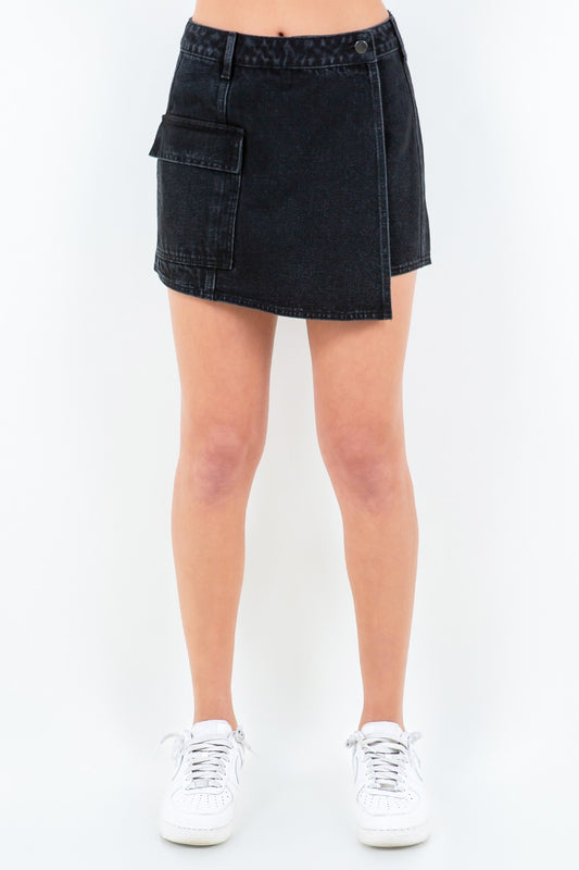 American Bazi Cargo Pocket Mini Skort-Casual
